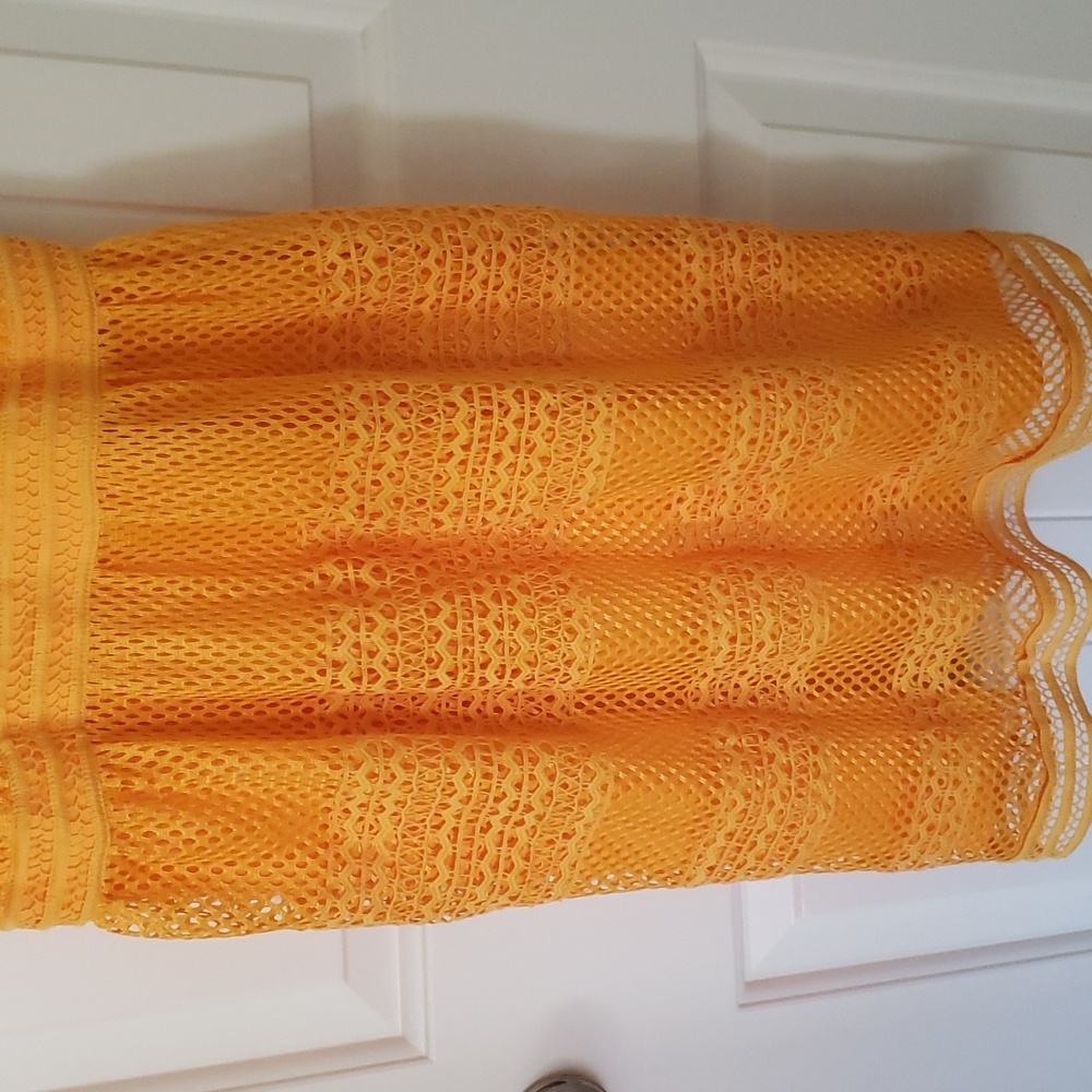 Tahari ASL Honey On My Mind Lace Apron Neck Dress Size 2 NEW - Picture 6 of 10